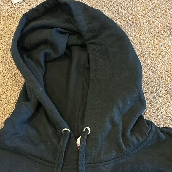 Anti Social Social Club Men’s Black with Red Logo Hooded Sweatshirt - Picture 4 of 7